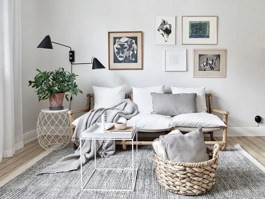 照片:北欧风格客厅,技巧,实践中的装修,伊琳娜·斯米尔诺娃 – 网站上的照片