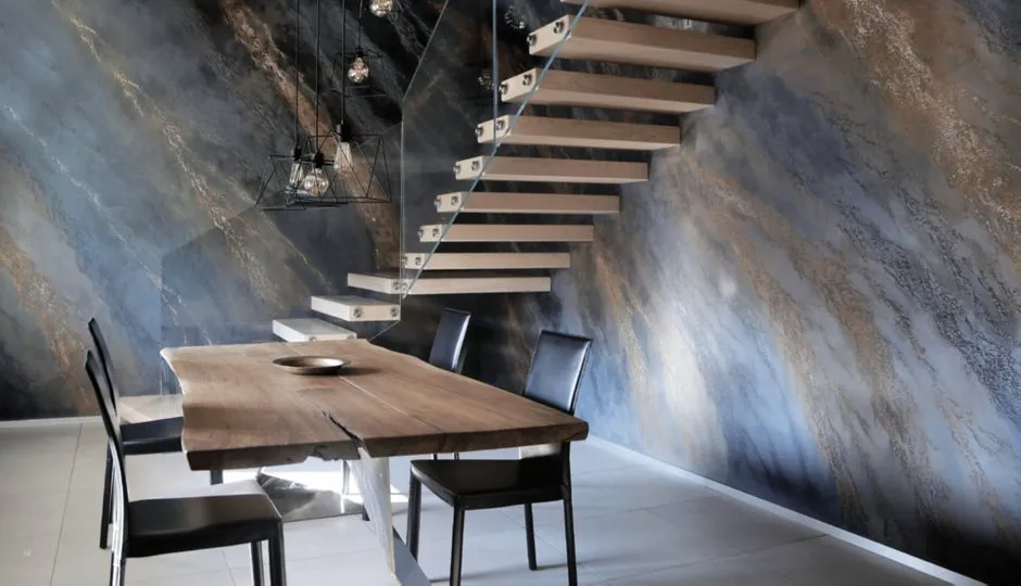 照片：现代风格厨房和餐厅，建议，装饰砂浆，Loggia，墙面装饰，德米特里·杜霍夫斯基 – 我们网站上的照片