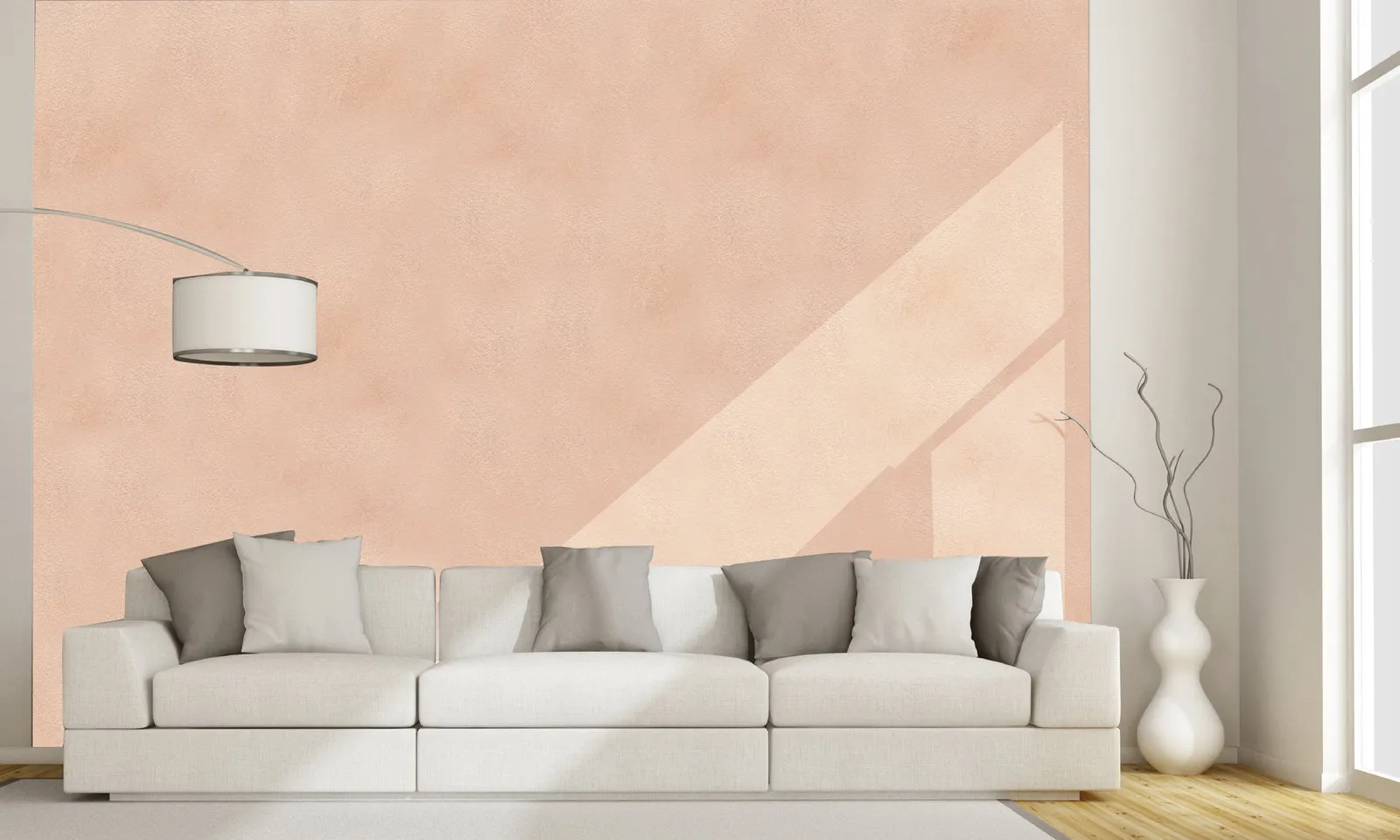 照片：极简主义风格客厅，建议，装饰砂浆，Loggia，墙面装饰，德米特里·杜霍夫斯基 – 我们网站上的照片