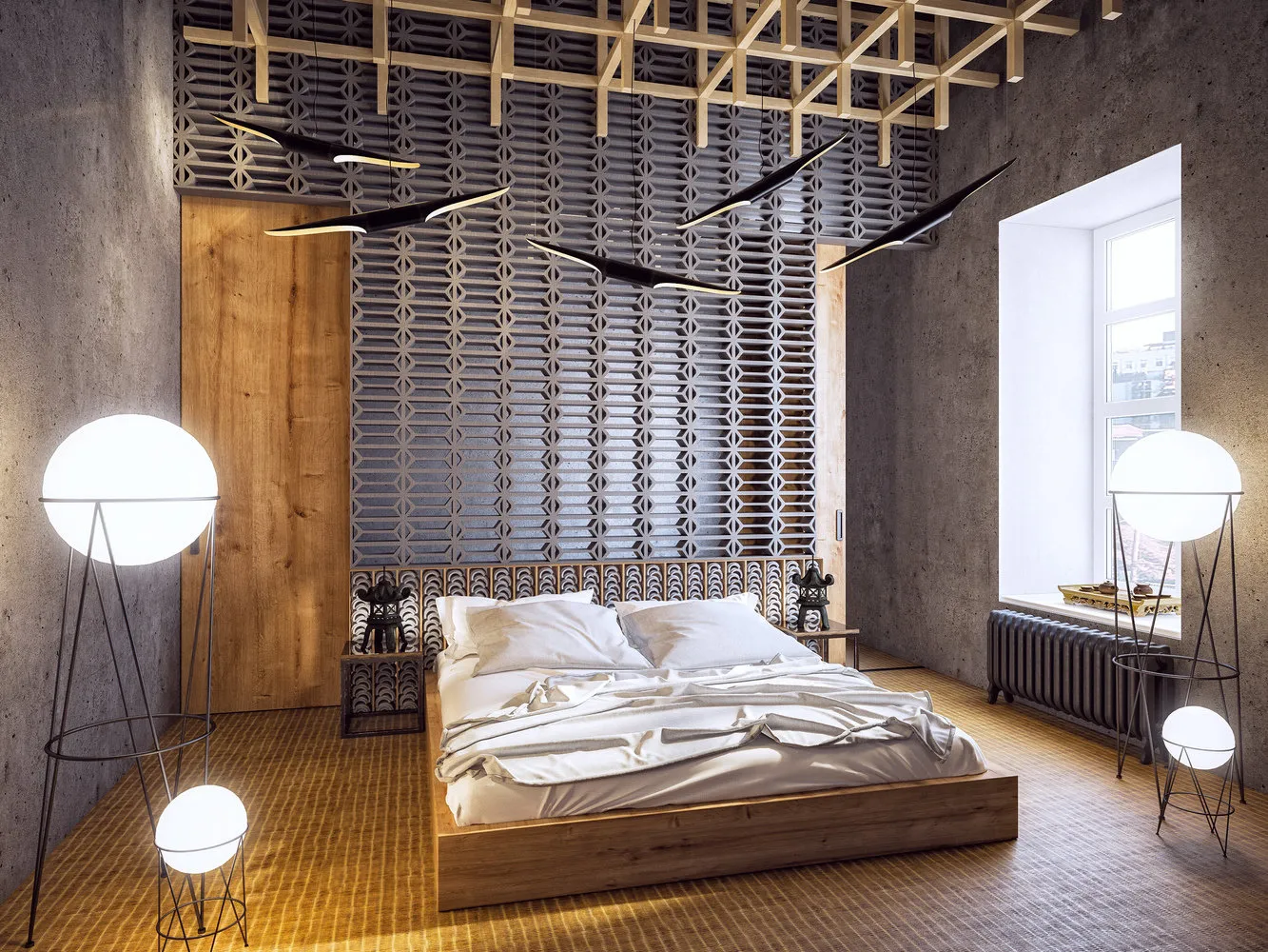 照片:北欧风格卧室,实践中的维修,「维修点」,德米特里·库尔科夫 - 我们网站上的照片