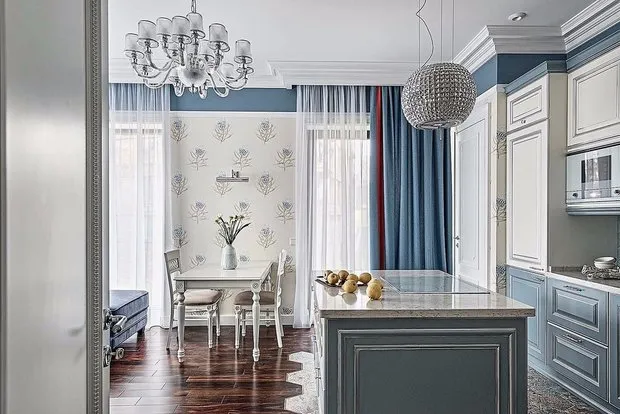 照片:风格,实践装修,如何粘贴墙纸,室内墙纸 – 我们网站上的照片