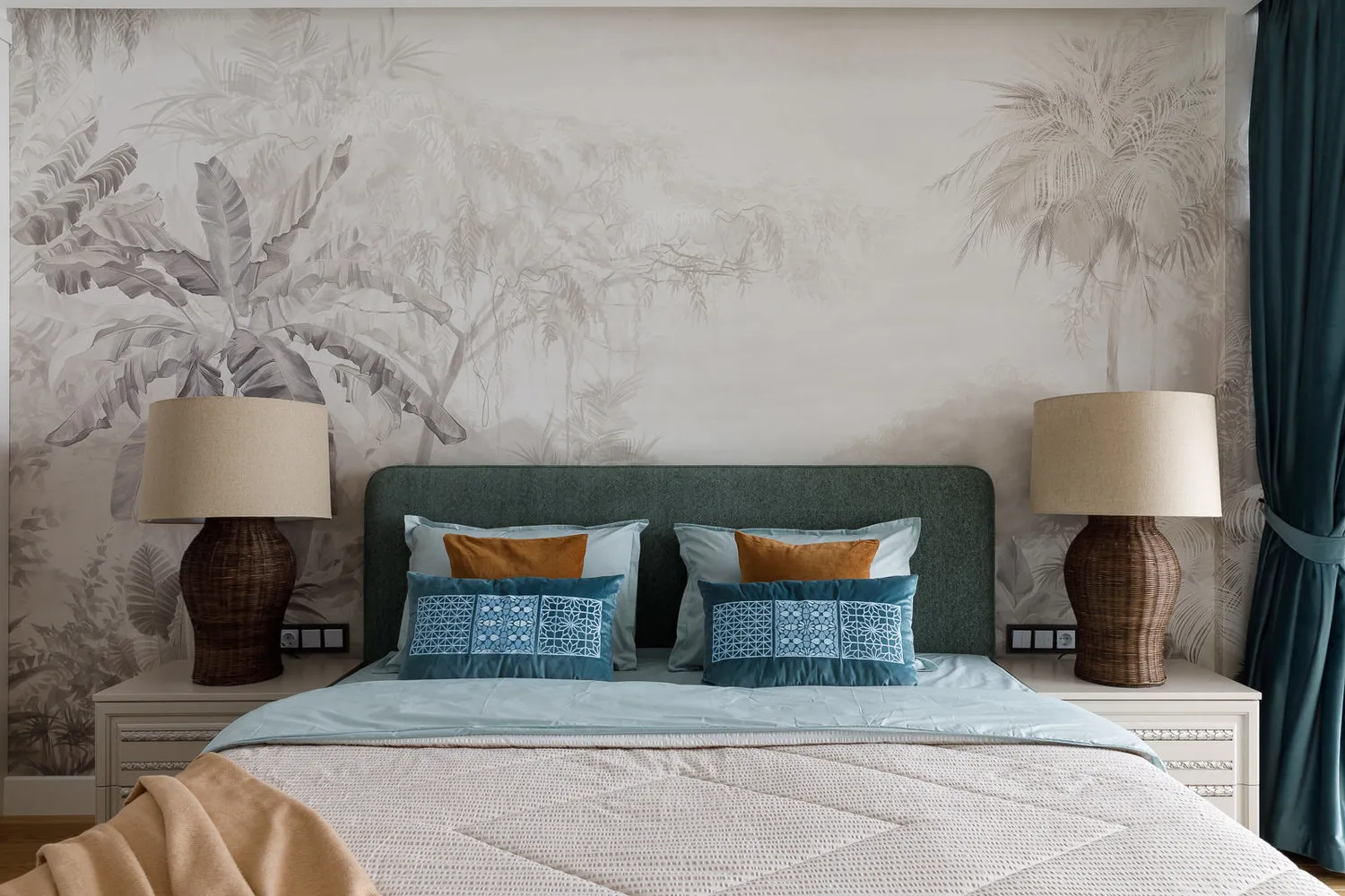 照片:风格,实践装修,如何粘贴墙纸,室内墙纸 – 我们网站上的照片