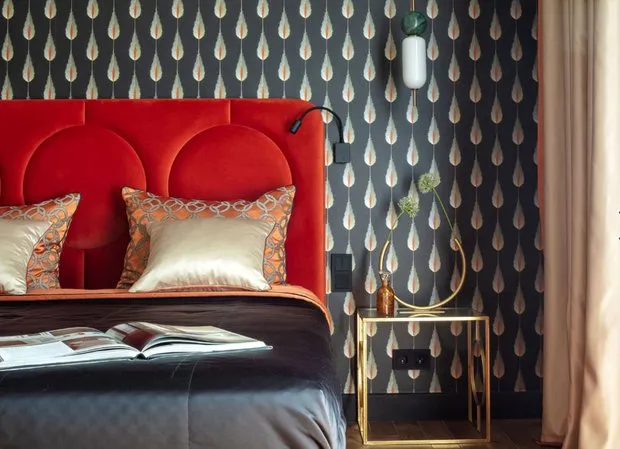 照片:风格,实践装修,如何粘贴墙纸,室内墙纸 – 我们网站上的照片