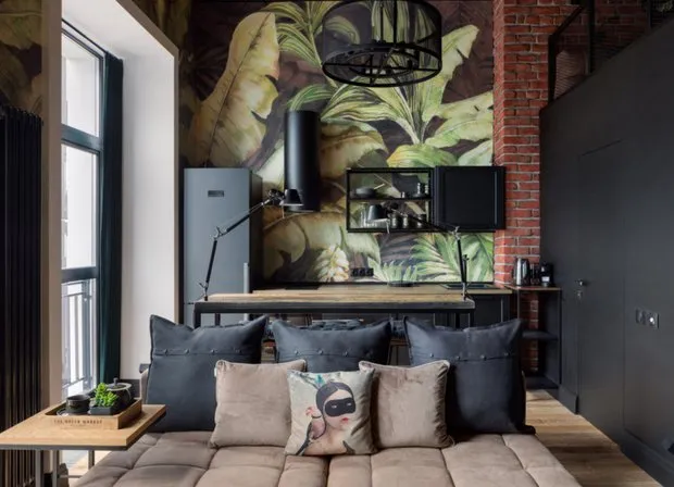 照片:风格,实践装修,如何粘贴墙纸,室内墙纸 – 我们网站上的照片