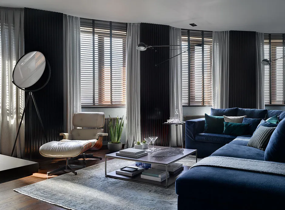 照片：现代风格客厅，技巧，Legrand – 我们网站上的照片