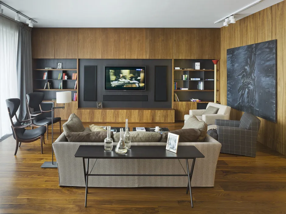 照片：现代风格客厅，技巧，Legrand – 我们网站上的照片