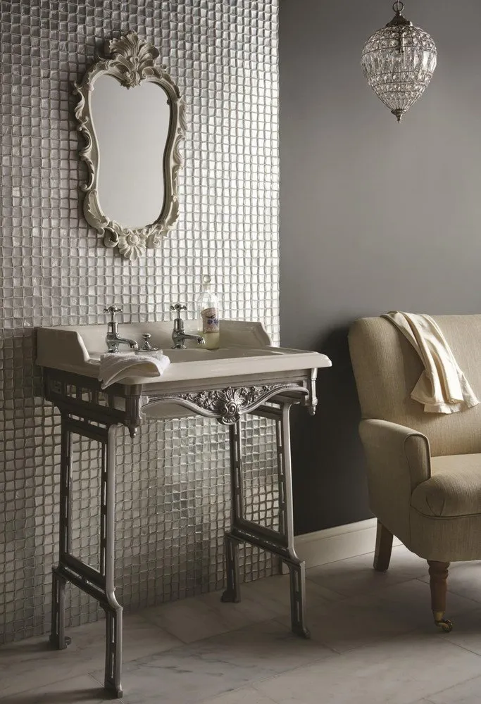 照片：经典风格浴室、厨房和餐厅、客厅，技巧，瓷砖，趋势，OBI – 我们网站上的照片