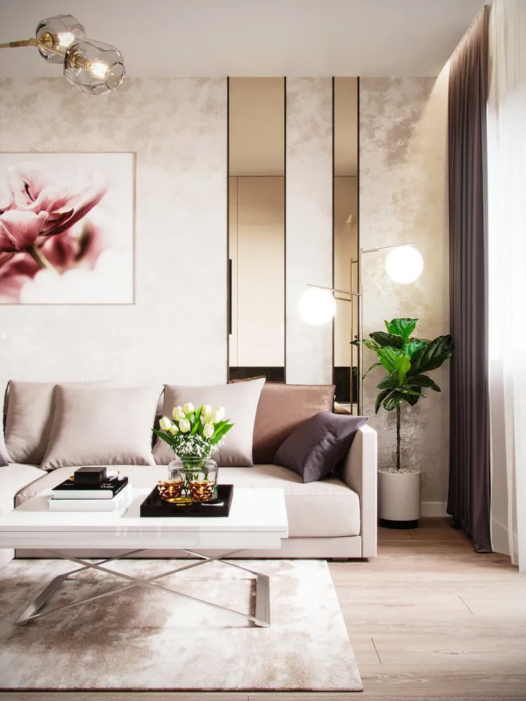 Photo: Living Room in Modern Style, Tips, Renovation in Practice, Decoration Encyclopedia, Ruslan Prosvirin, PROSVIRIN DESIGN STUDIO – photo on our website