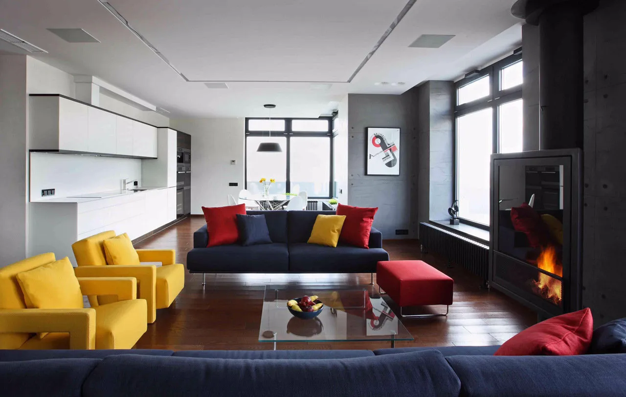 Photo : Salon en style Scandinave, Conseils, Rénovation pratique, encyclopédie_renovation_brut – photo sur notre site