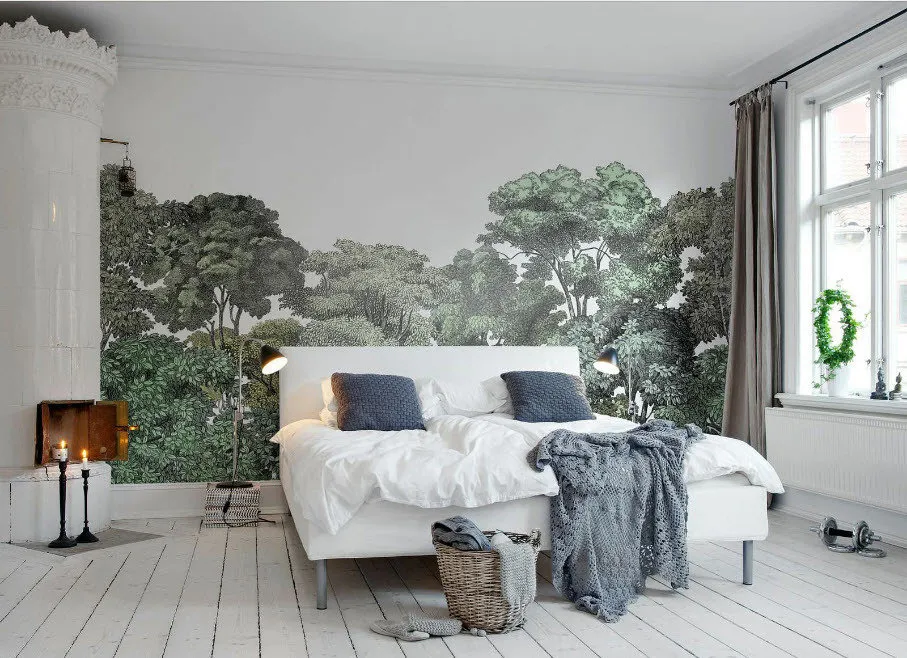 照片:北欧风格卧室,技巧 – 我们网站上的照片