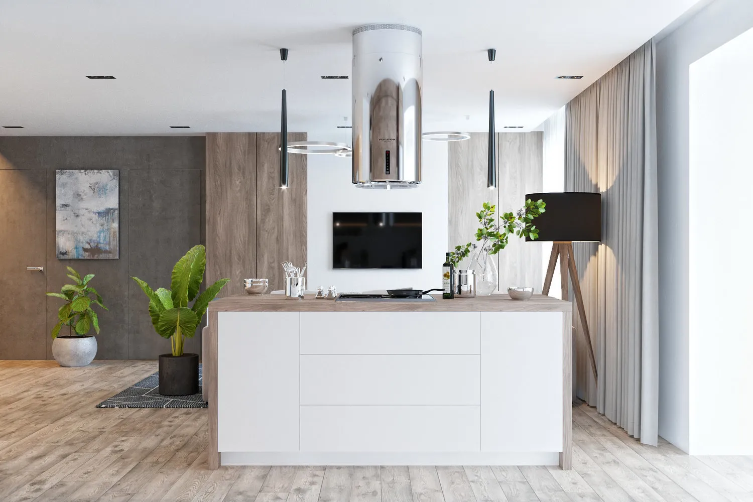 Фотография: Кухня и столовая в стиле Эко, Квартира, Проект недели, Монолитный дом, 3 комнаты, 60-90 метров, Днепропетровск, PARA Studio – фото на нашем сайте