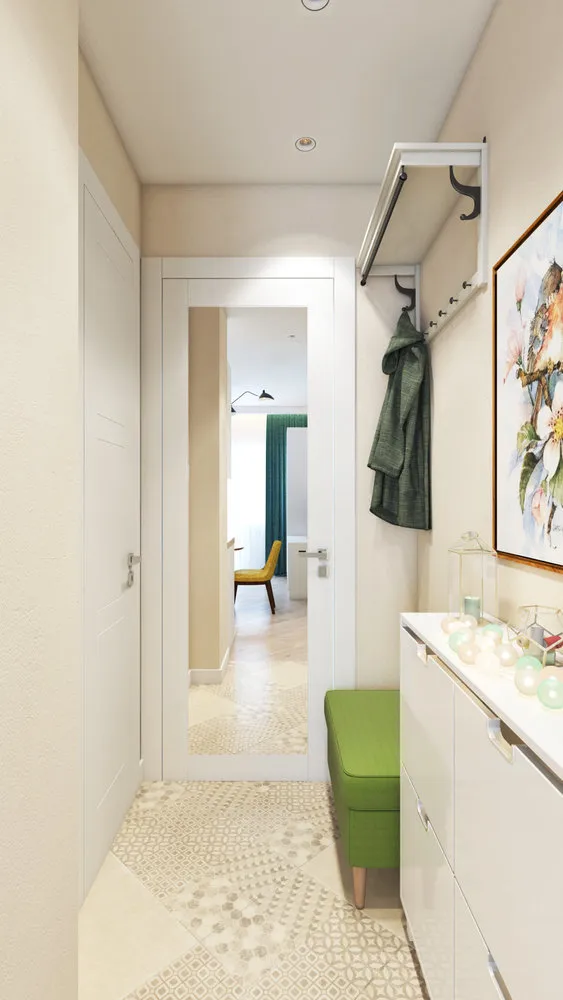 Photo : Entrée dans le style scandinave, conseils – photo sur notre site