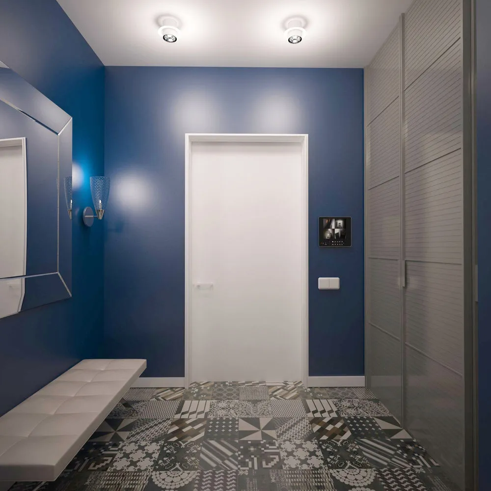 Photo : Entrée dans le style minimalisme, moderne, conseils – photo sur notre site