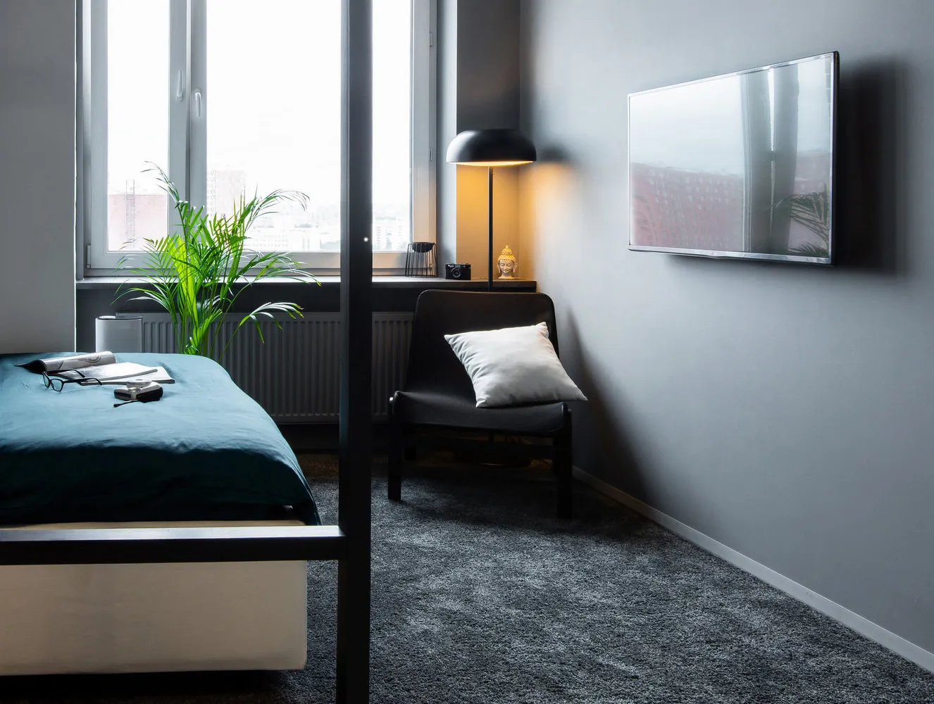 Foto: im Stil , Studie, Tipps, Bodenbelag, Design einer Studienwohnung, Design des Interieurs der Studie – Fotos auf unserer Website