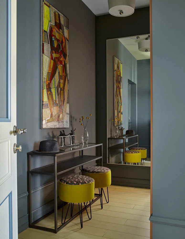 Photo: Hallway in Style Modern, Eclectic, Apartment, Weekly Project, Moscow, Monolithic House, 2 Rooms, 40-60 Square Meters, Natalia Mitrackova, Project 'Marshal', Vintage – Photo on Our Site