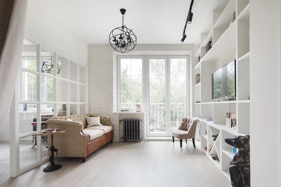 Photo: Living Room in Style Scandinavian, Tips – Photo on Our Site