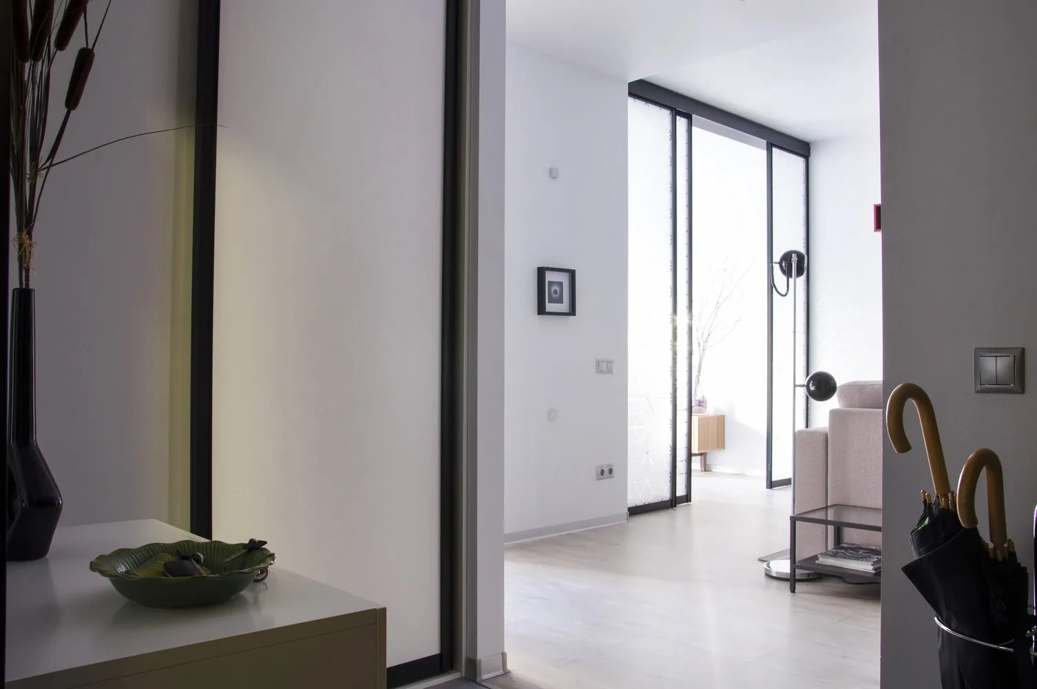 Photo: Hallway in Style Scandinavian, Modern, Interior Decoration, Apartment, Weekly Project, Moscow Region, Natalia Chayka, Alexandra Morozova, Balashikha, Project 'Akvareli', Monolithic House, 3 Rooms, 60-90 Square Meters, Grigory Sevastyanov, Studio 8 – Photo on Our Site