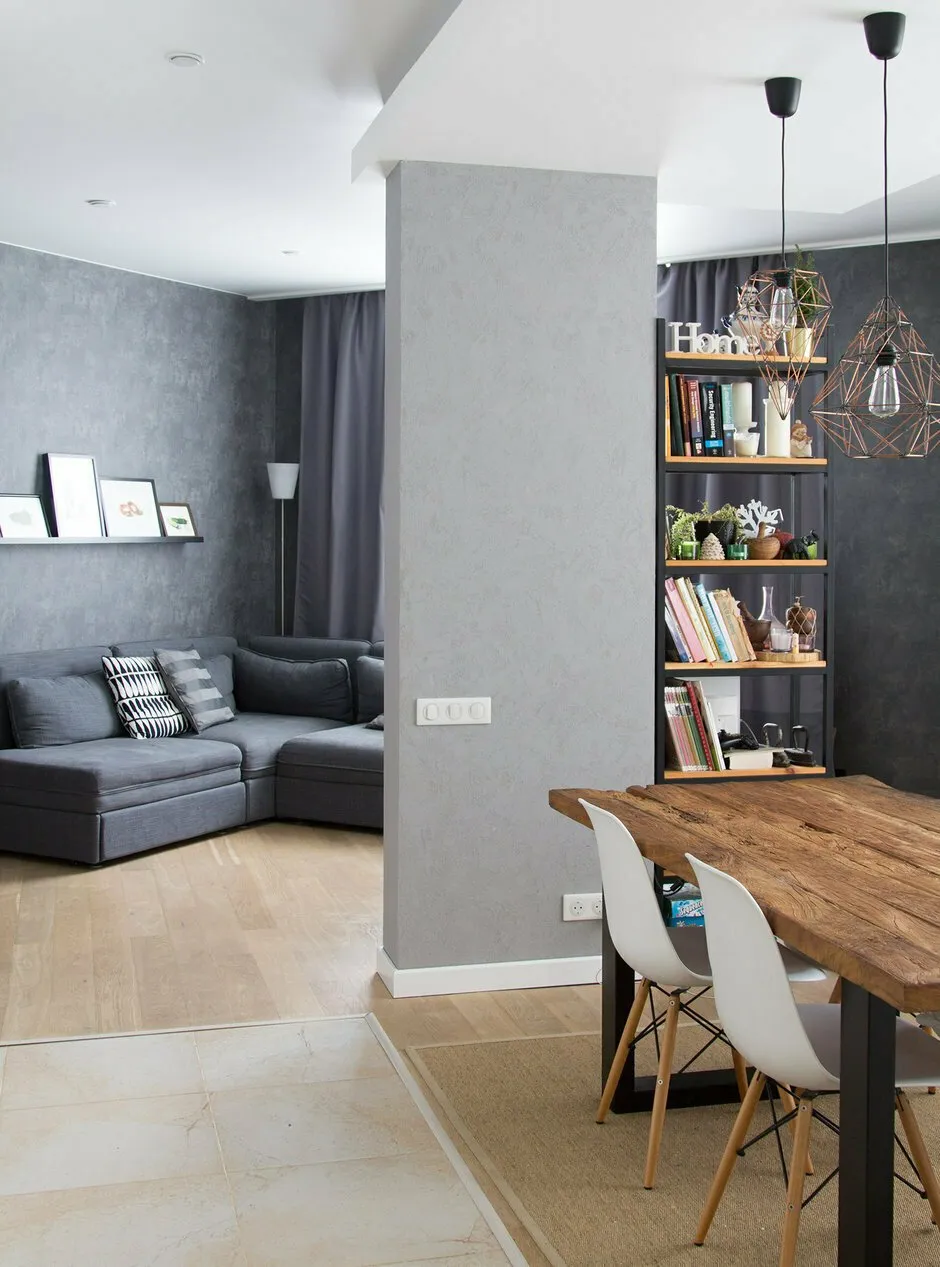 Foto: In Stil, Tipps, Laminat im Interieur, wie man Bodenbeläge wählt, Kacheln im Interieur – Fotos auf unserer Website