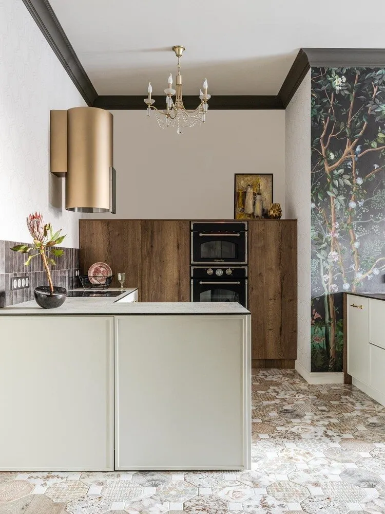 Foto: In Stil, Tipps, Laminat im Interieur, wie man Bodenbeläge wählt, Kacheln im Interieur – Fotos auf unserer Website