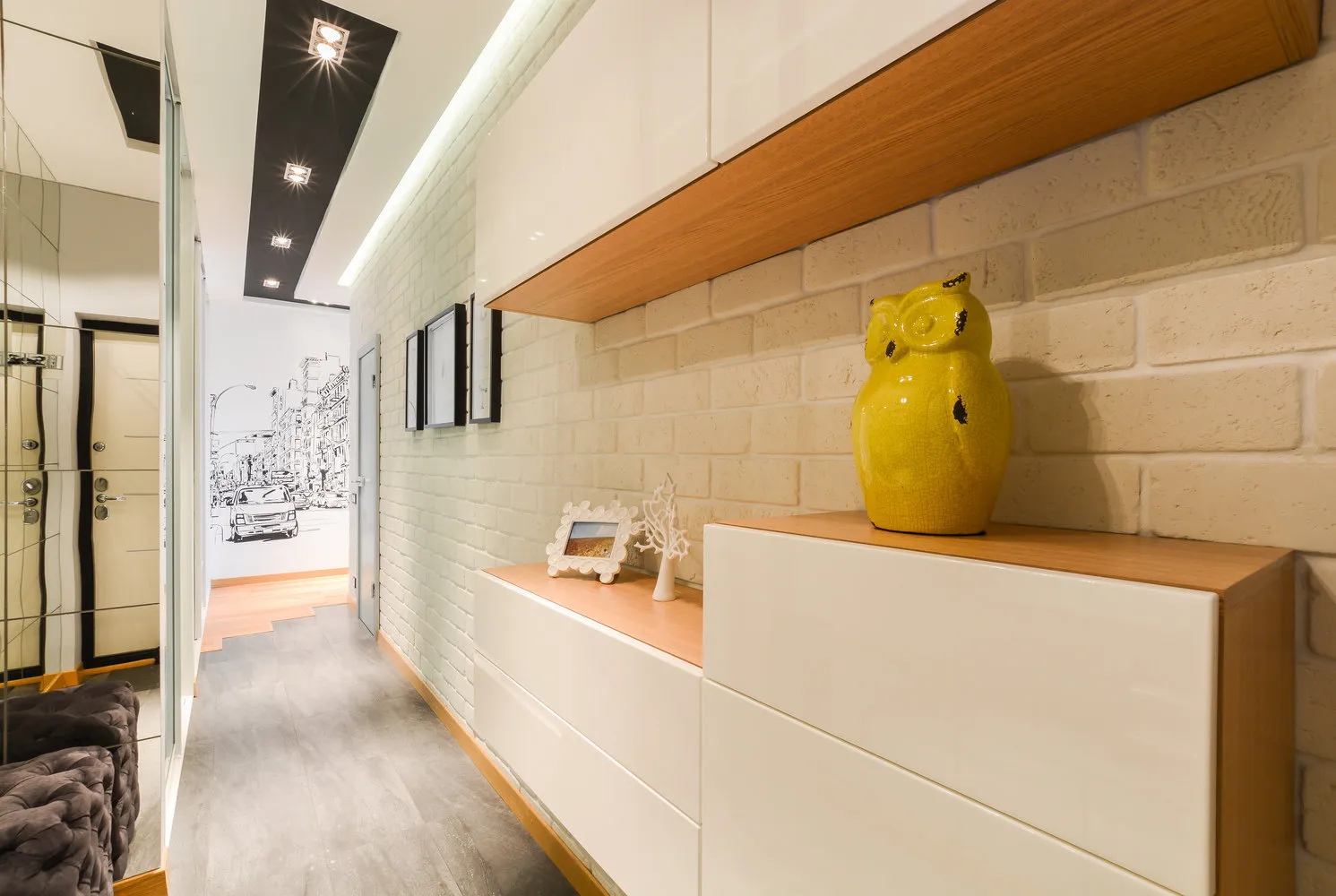 照片:现代风格走廊,公寓,每周项目,郊区,莫斯科地区,Malakhovka,Svetlana Yurkova,2间房,60-90平方米,单体砖结构,Lyubertsy,'Malakhit'住宅综合体 – 我们网站上的照片