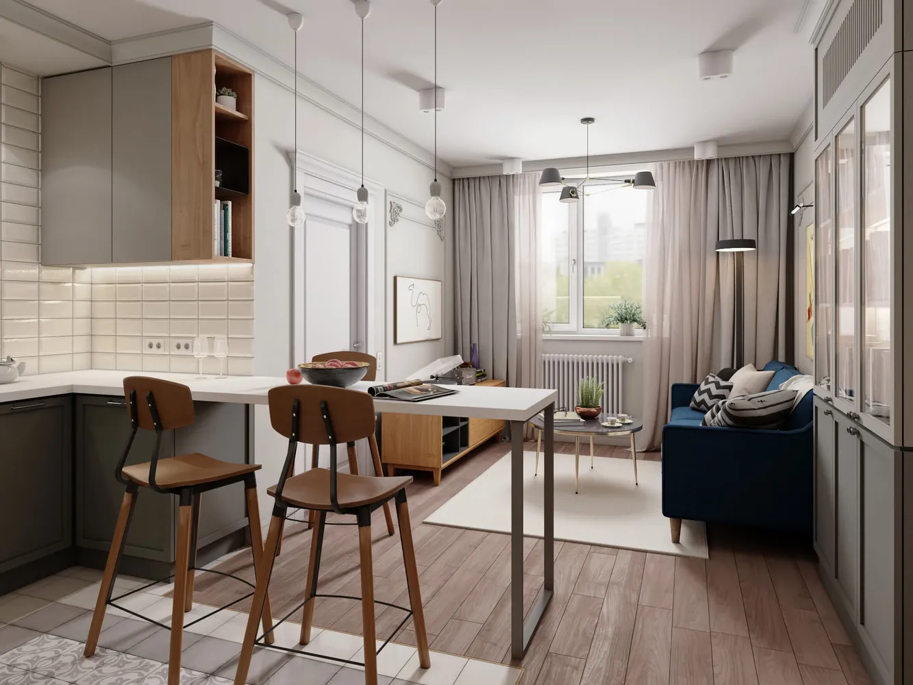 照片：现代风格厨房和餐厅，建议，奥尔加·切尔涅科，工作室‘通用面积’，阿纳斯塔西娅·谢茨，室内百科全书，叶卡捷琳娜·洛古诺娃，阿纳斯塔西娅·埃尔曼，20:18工作室，叶莲娜·斯库托娃，马克西姆·诺维茨基 – 我们网站上的照片