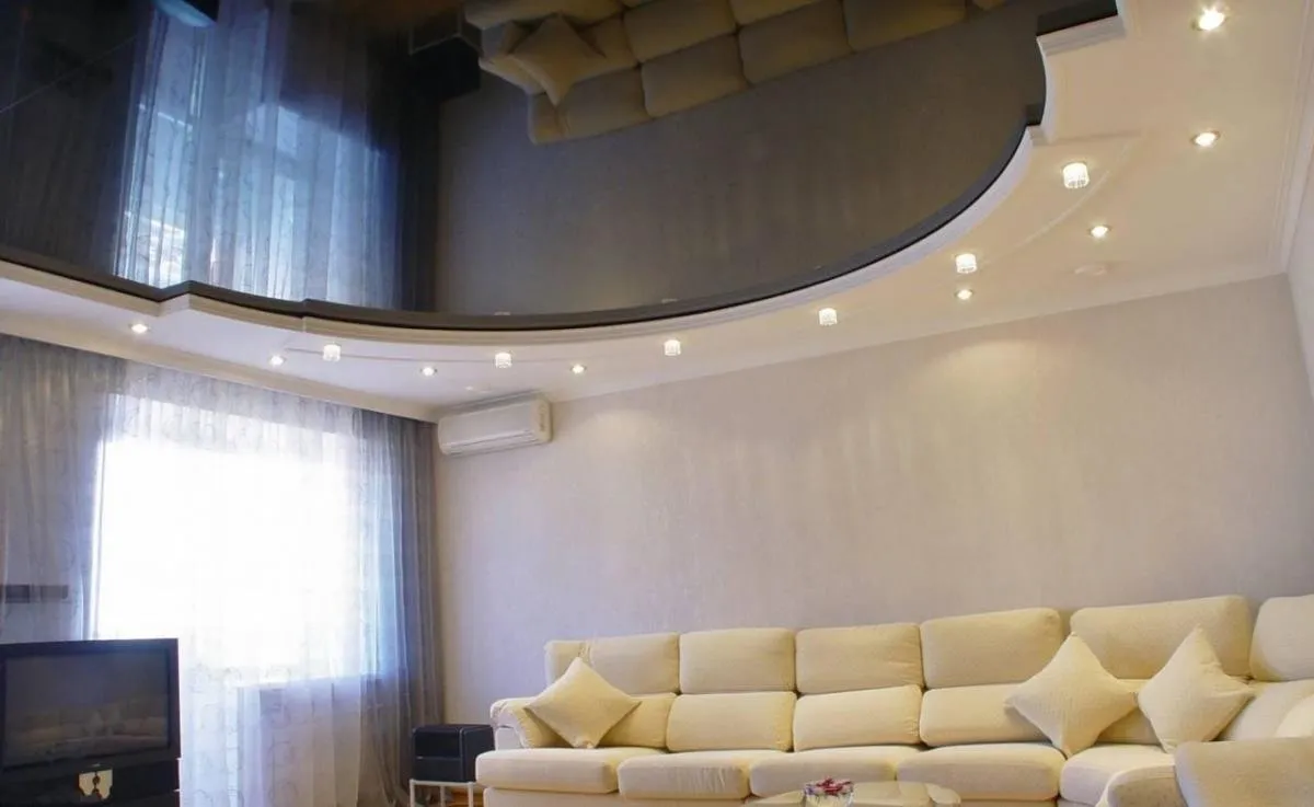 照片:现代风格客厅,技巧——我们网站上的照片