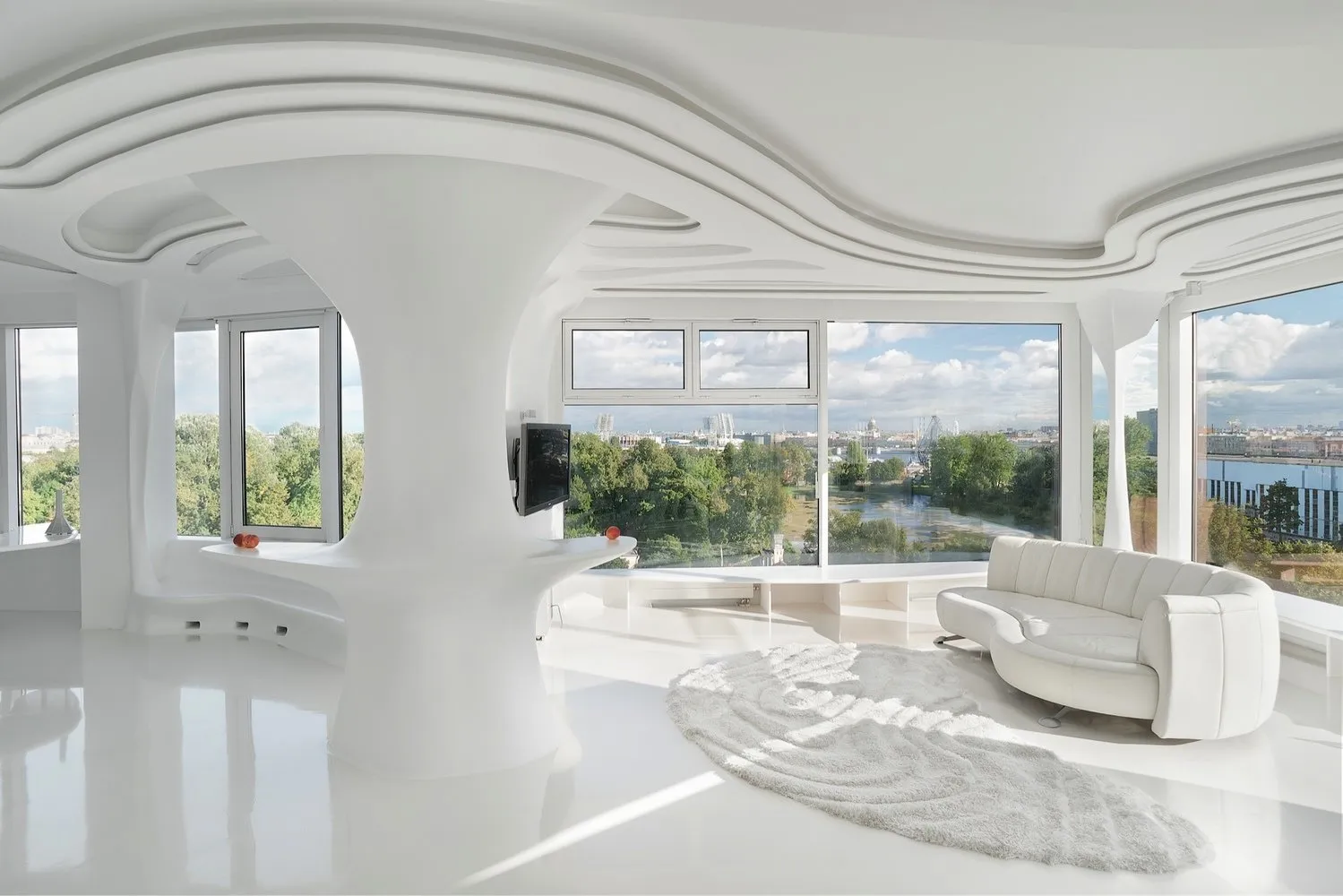 照片:高科技风格客厅,技巧——我们网站上的照片