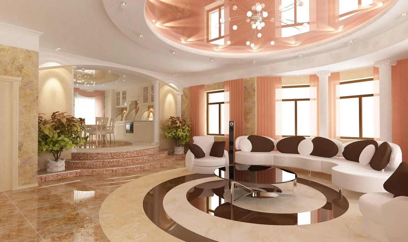 照片:现代风格客厅,技巧——我们网站上的照片