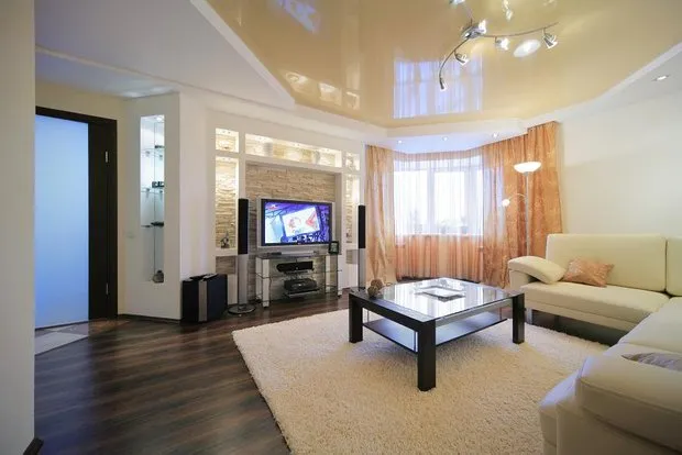 照片:现代风格客厅,技巧——我们网站上的照片