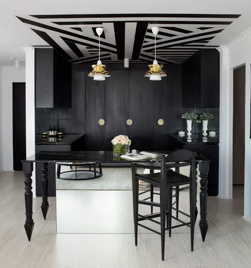 Фотографія: Кухня і столова в стилі Еклектика, Декор інтер'єру, Дизайн інтер'єру, Колір у інтер'єрі – фото на нашому сайті