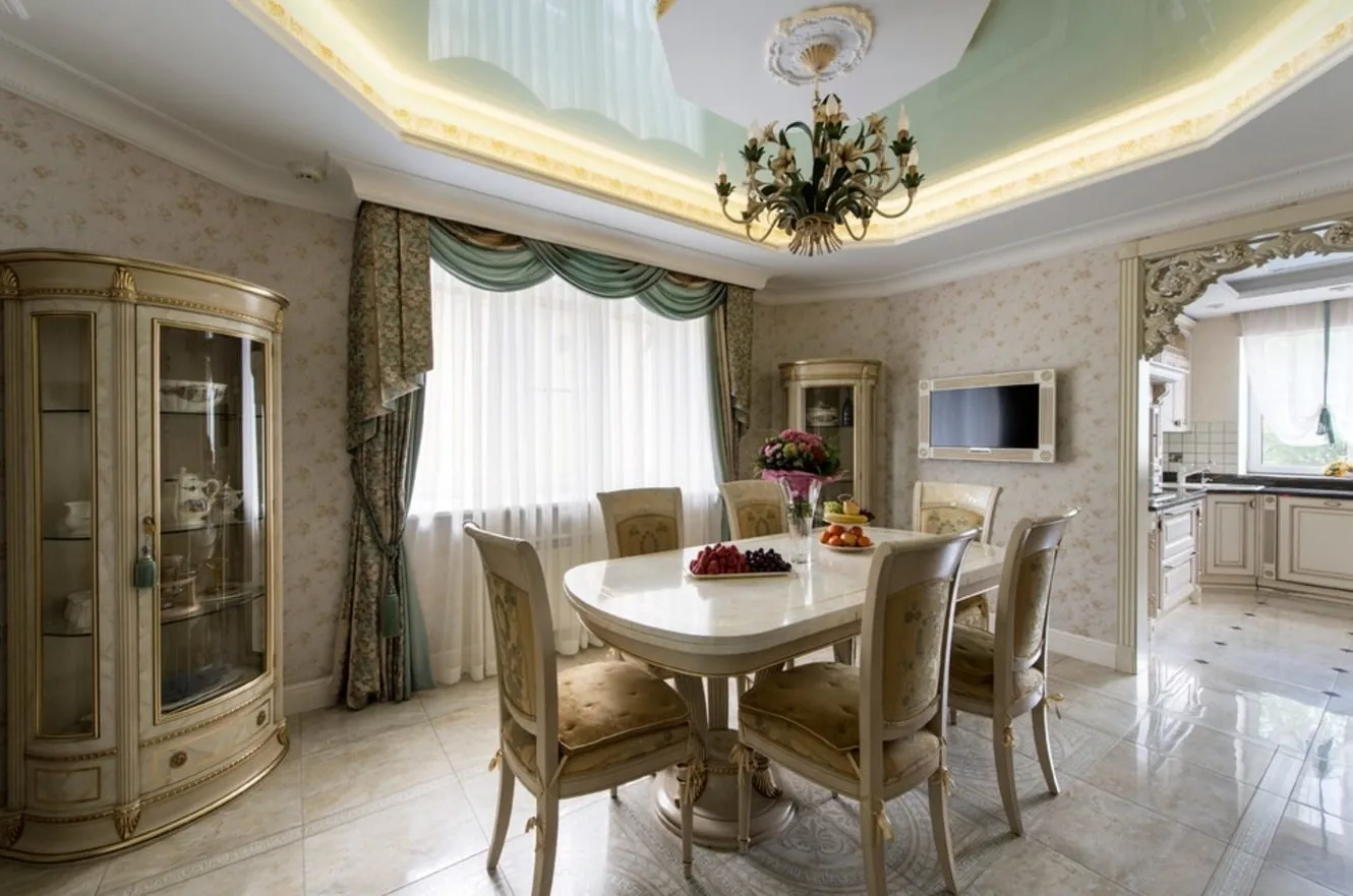 照片：古典风格厨房和餐厅，技巧——我们网站上的照片