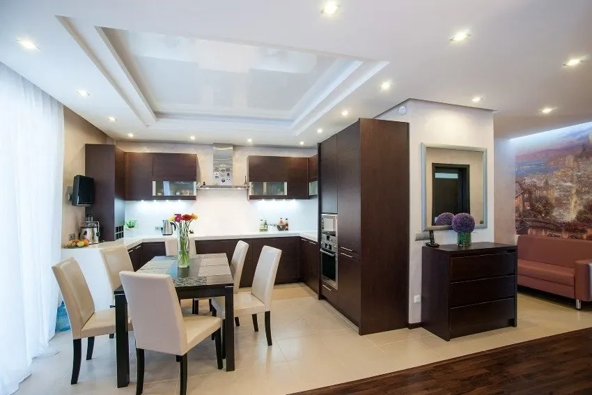 照片：现代风格厨房和餐厅，技巧——我们网站上的照片