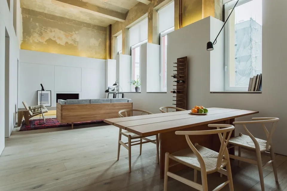 照片：现代风格厨房和餐厅，技巧——我们网站的照片