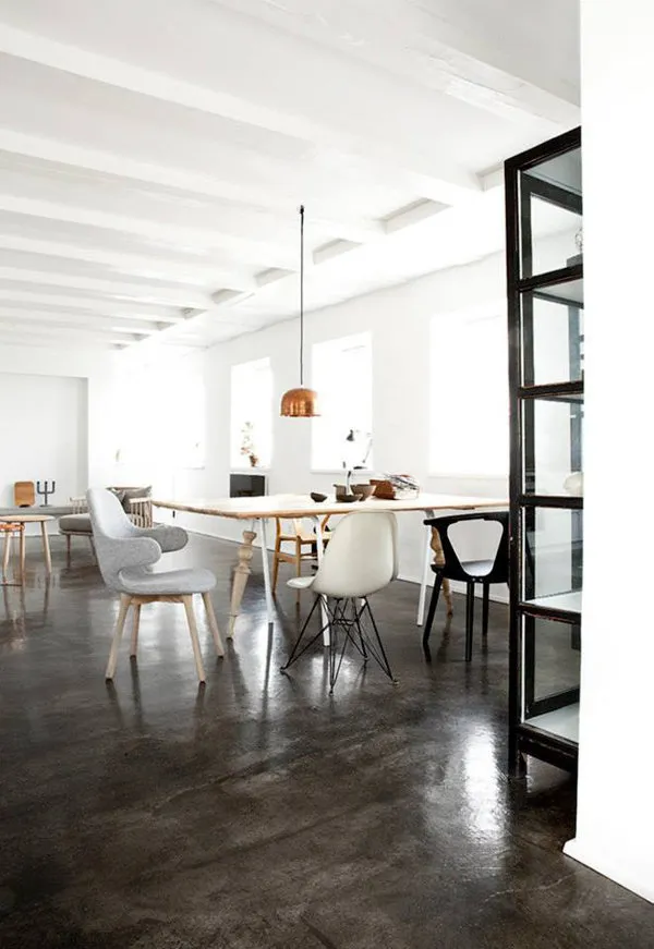 照片：北欧风格厨房和餐厅，技巧——我们网站的照片