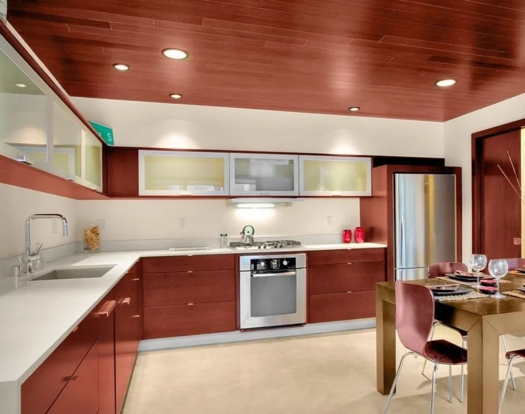 照片:现代风格厨房与餐厅,技巧——我们网站上的照片