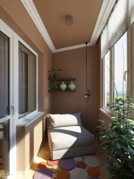 照片：现代风格卧室，技巧 - 我们网站上的照片