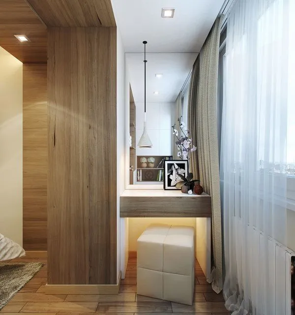 照片：现代风格卧室，技巧 - 我们网站上的照片