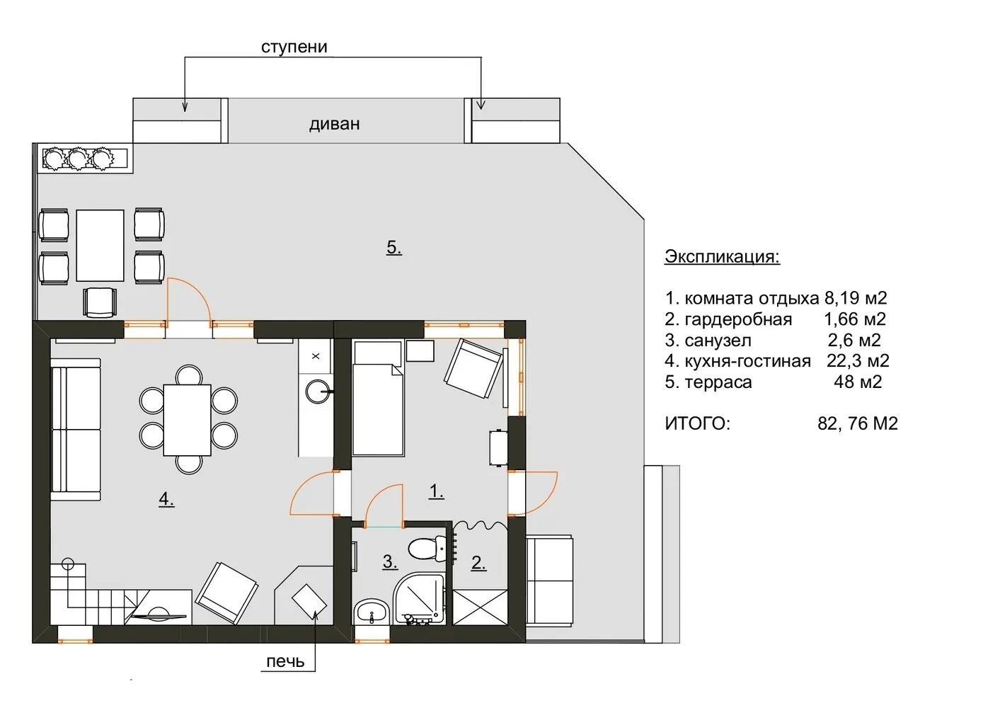 Foto: in Stil , Küche und Esszimmer, Wohnzimmer, Renovierung, Ferienhaus, Liza Solis – Fotos auf unserer Website