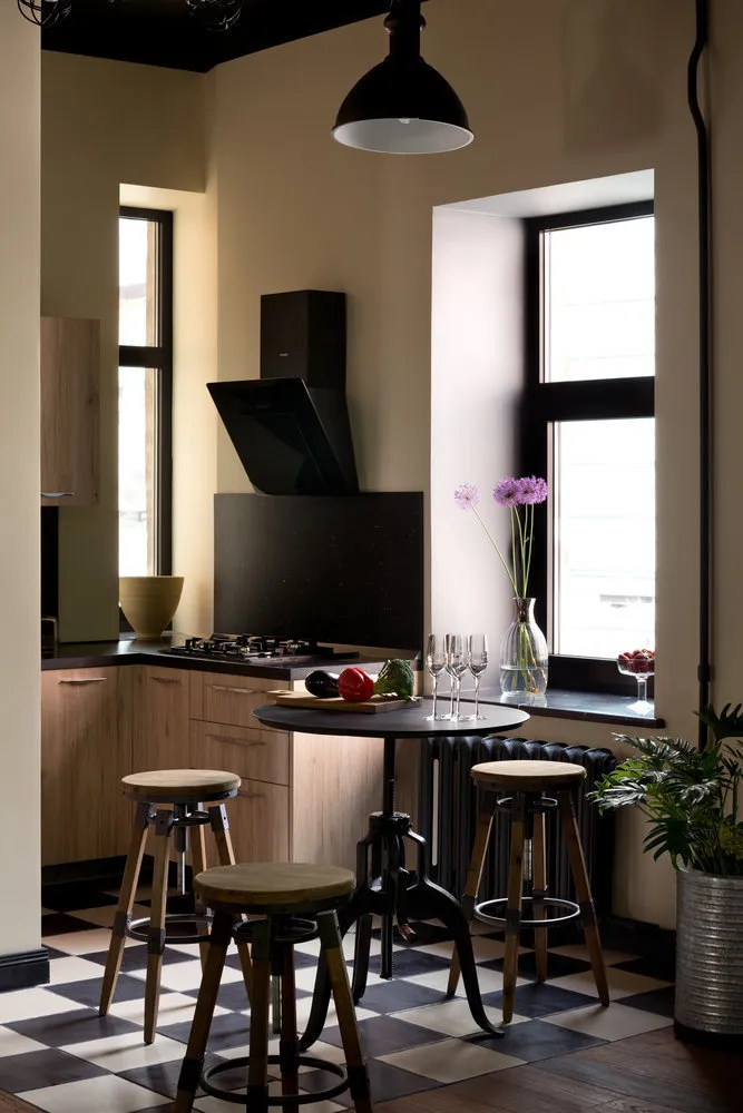 Foto: Küche und Esszimmer im modernen Stil, Tipps – Fotos auf unserer Website