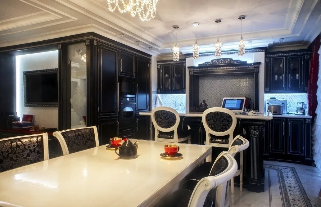 Foto: Küche und Esszimmer im klassischen Stil, Tipps – Fotos auf unserer Website