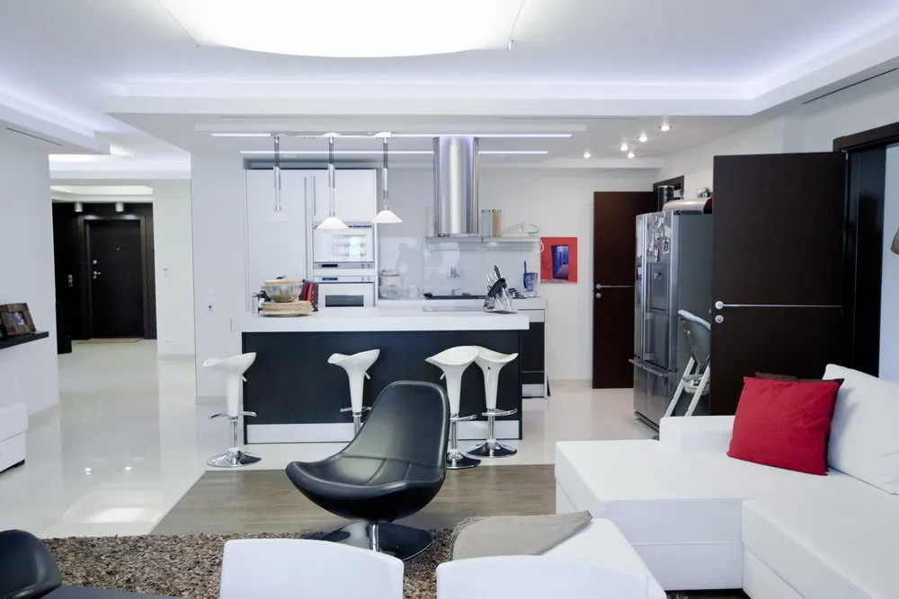 Foto: Wohnzimmer im modernen Stil, Tipps – Fotos auf unserer Website