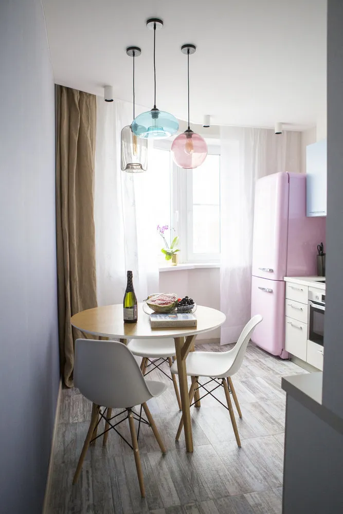 Фото: Кухня та столова в сучасному стилі, поради, маленька кухня, Auchan – фото на нашому сайті