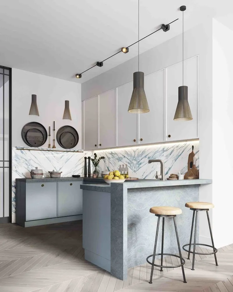 照片：现代风格厨房和餐厅，Gid, Nolte, Nolte Küchen – 网站上的照片