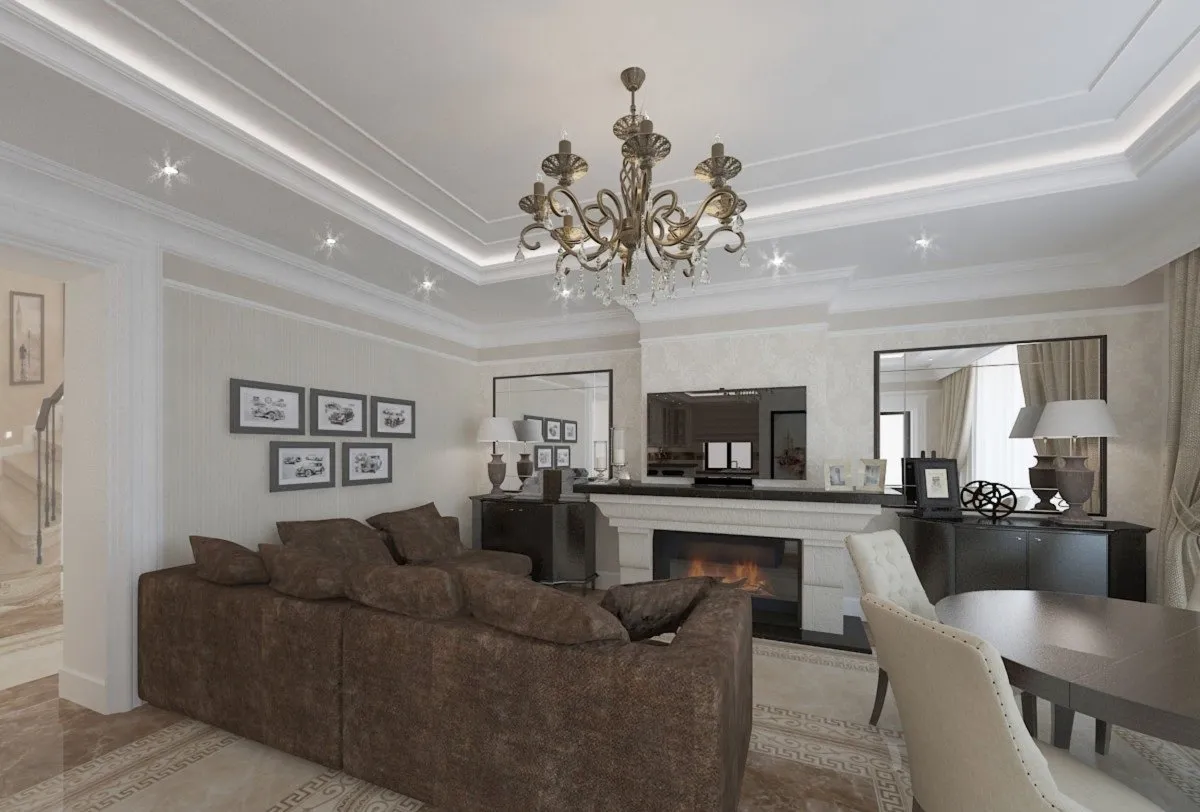 Foto: Sala de estar en estilo clásico, Consejos – fotos en nuestro sitio web