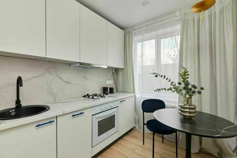 Foto: estilo, Cocina y comedor, Reforma, Chruščëv - fotos en nuestro sitio web