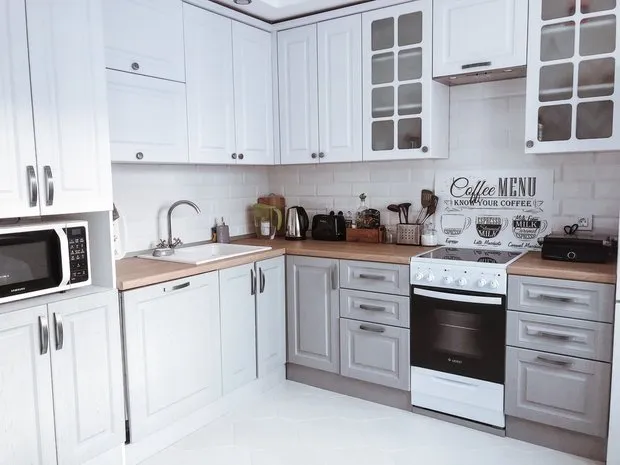 照片：斯堪的纳维亚风格厨房和餐厅，#如何省钱，个人经验，克里斯蒂娜·韦尔希尼娜 – 我们网站上的照片