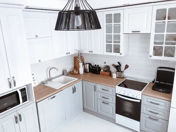 照片：斯堪的纳维亚风格厨房和餐厅，#如何省钱，个人经验，克里斯蒂娜·韦尔希尼娜 – 我们网站上的照片