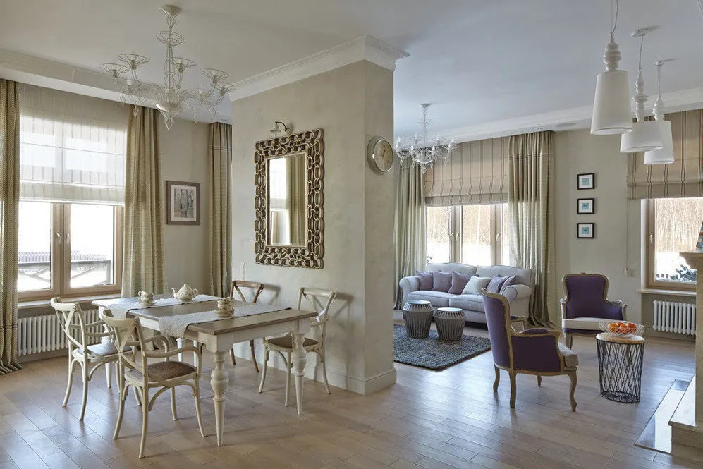 照片：风格、厨房和餐厅、客厅、提示 – 我们网站上的照片