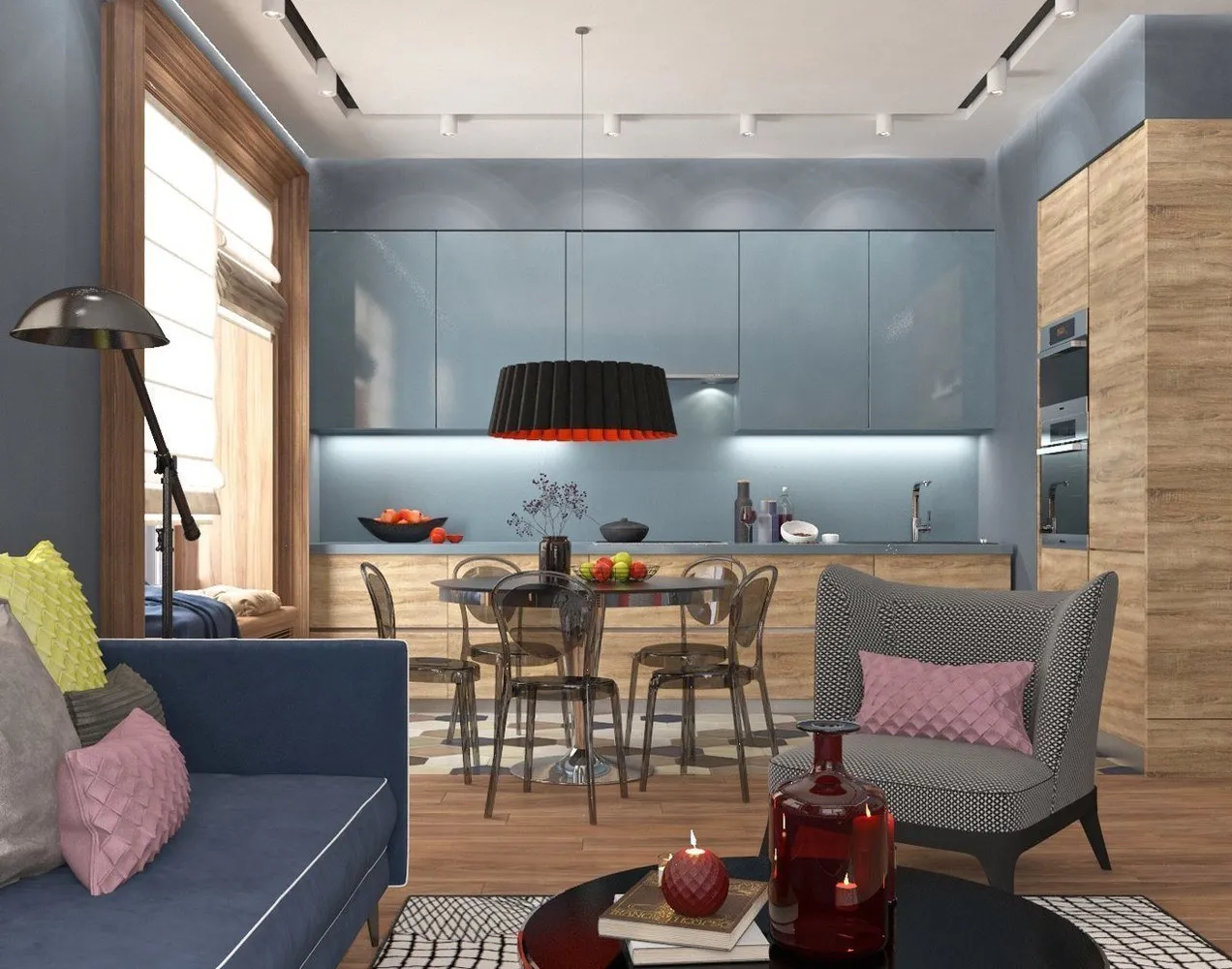 照片：风格、厨房和餐厅、客厅、提示 – 我们网站上的照片