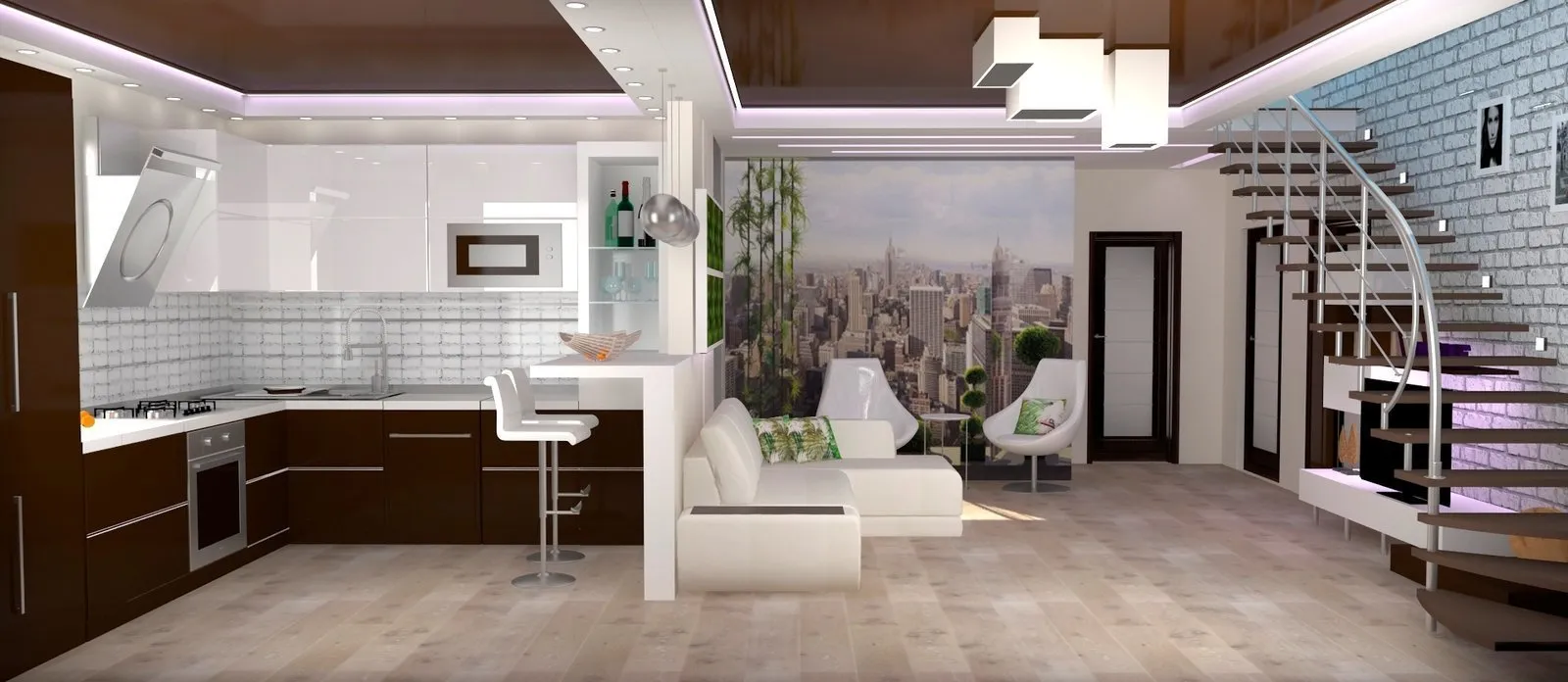 照片：风格、厨房和餐厅、客厅、提示 – 我们网站上的照片